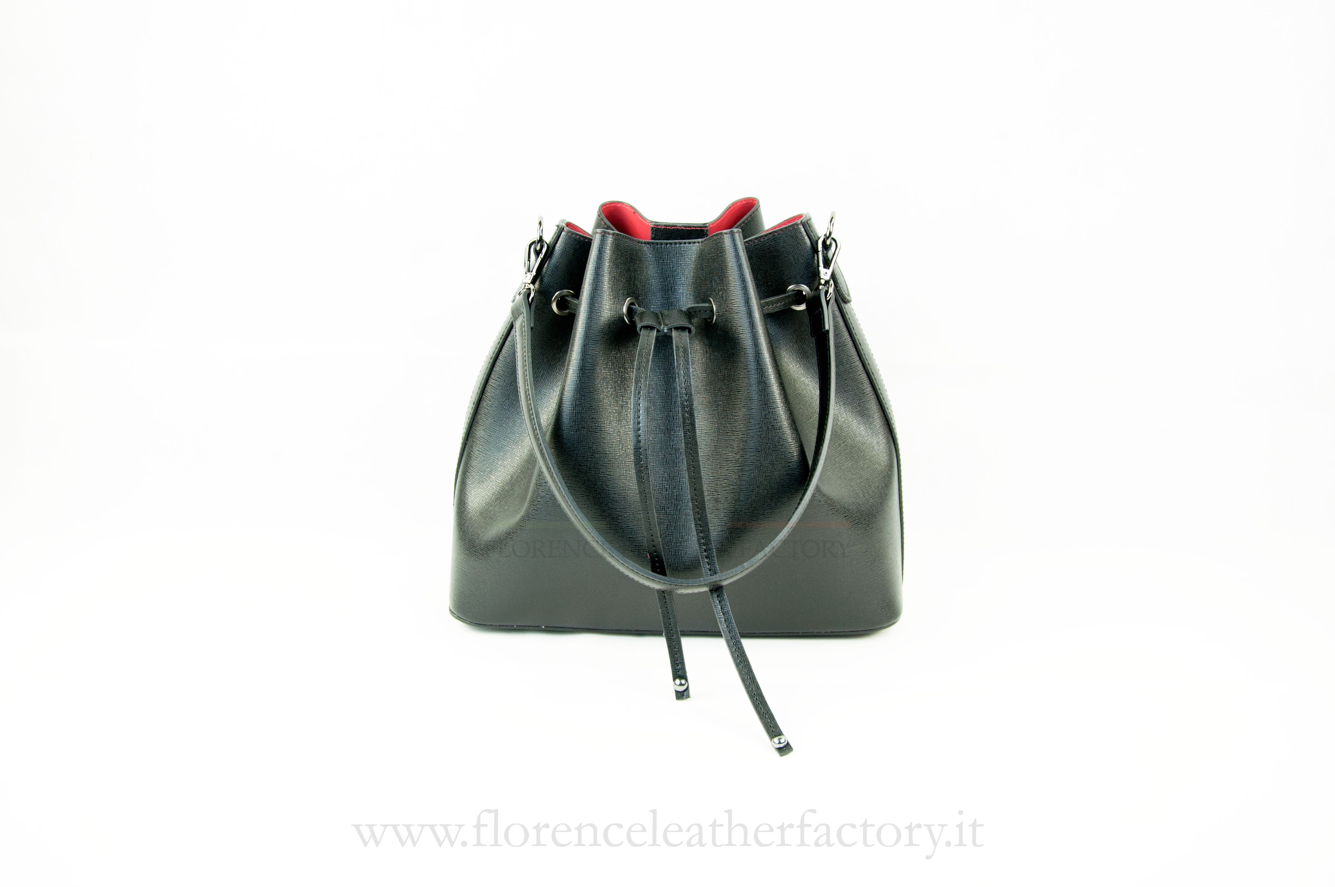 Florence Bag - Black Leather — Gonthier atelier